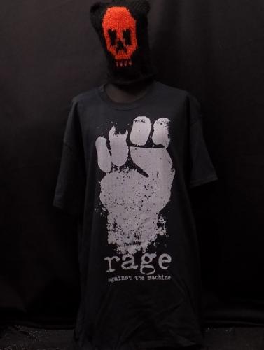 バンドTシャツ(Rage　Against　the　Machine)BT-97　L